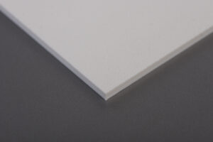 PLA sheet white 1000x600x1mm - Try out Bioplastic - Bioplasticshop